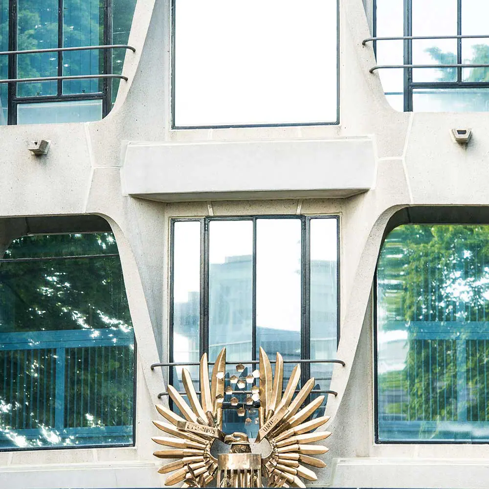 US Embassy façade cleaned by PMAC